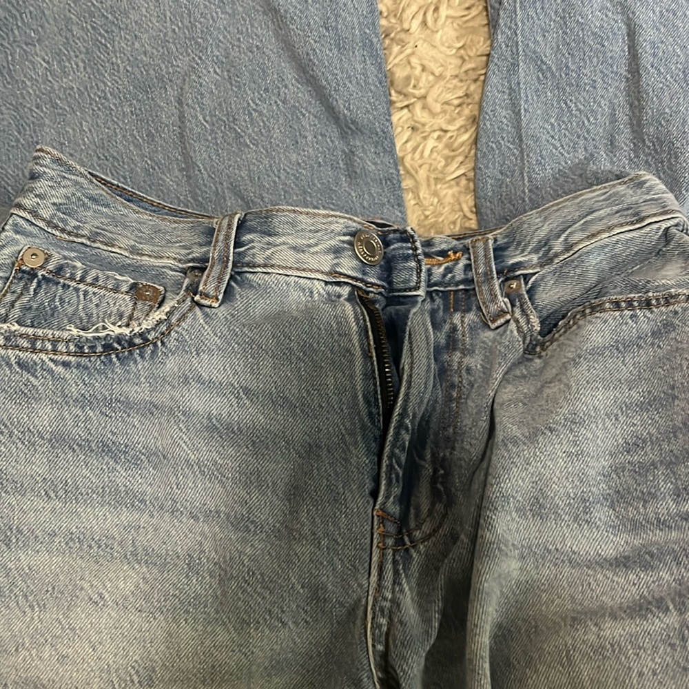 Aeropostale high rise super wide leg jeans